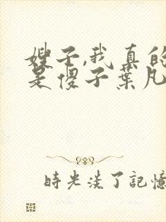 嫂子,我真的不是傻子叶凡