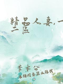 精品人妻,一区二区