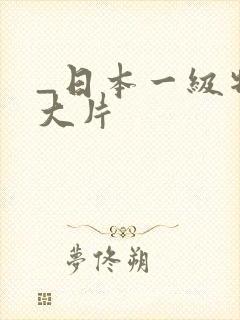 _日本一级特黄大片