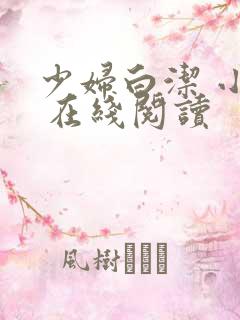 少妇白洁 小说 在线阅读