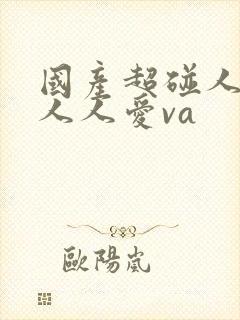 国产超碰人人做人人爱va