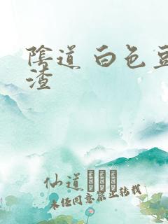 阴道 白色豆腐渣