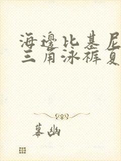 海边比基尼泳装三角泳裤夏日套装