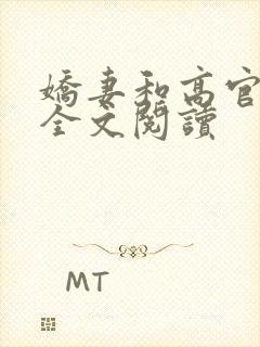 娇妻和高官小说全文阅读