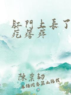 肛门上长了个硬疙瘩疼