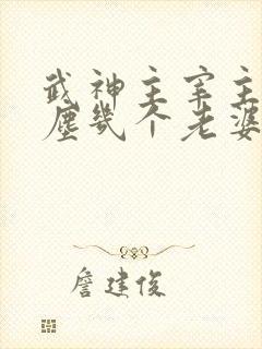 武神主宰主角秦尘几个老婆