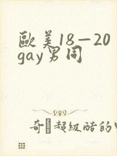欧美18—20gay男同