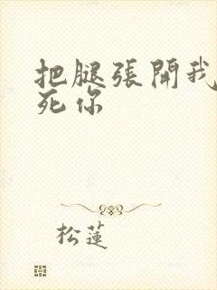 把腿张开我要操死你