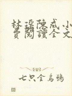 林瑶陈成小说免费阅读全文无弹窗