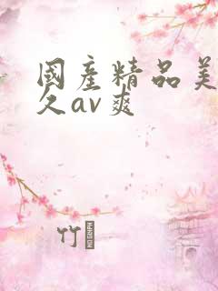 国产精品美女久久av爽