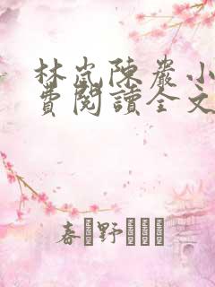 林岚陈岩小说免费阅读全文最新章节