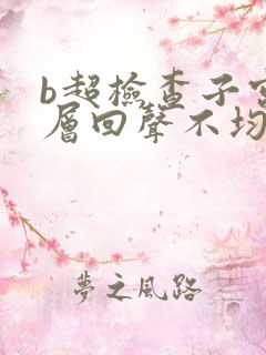 b超检查子宫肌层回声不均是什么意思