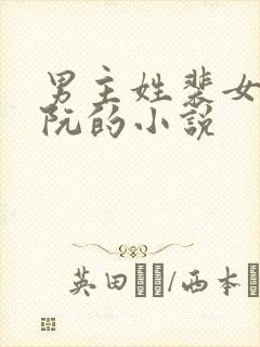 男主姓裴女主姓阮的小说