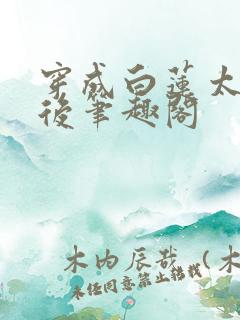 穿成白莲太子妃后笔趣阁