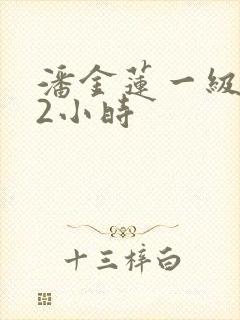 潘金莲一级淫片2小时