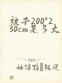 被子200*230cm是多大