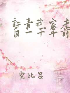 许青我家老婆来自一千年前