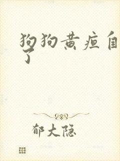 狗狗黄疸自己好了