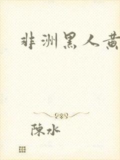 非洲黑人黄色网