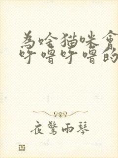 为啥猫咪会发出呼噜呼噜的声音