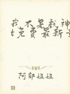 我不是戏神txt免费最新章节