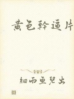 黄色干逼片免费