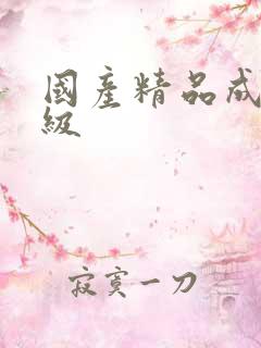 国产精品成人三级