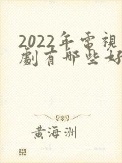 2022年电视剧有哪些好看的