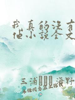 我真的没有引诱他小说全文免费阅读笔趣阁