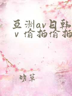亚洲av日韩aⅴ偷拍偷拍