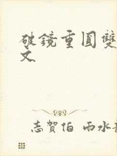 破镜重圆双男主文