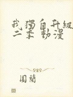 我独自升级 第二季 动漫