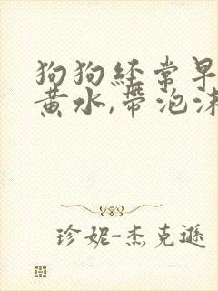 狗狗经常早上吐黄水,带泡沫