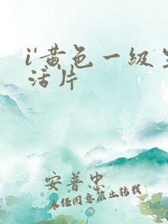 i'黄色一级生活片