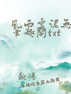 风雨云泥无删减笔趣阁txt