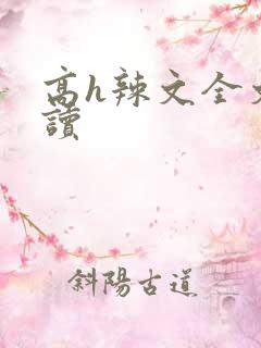 高h辣文全文阅读