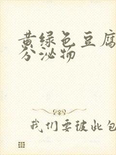 黄绿色豆腐渣样分泌物