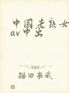 中国老熟女69av中出