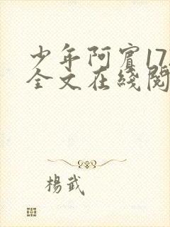 少年阿宾172全文在线阅读