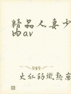 精品人妻少妇国内av