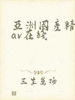 亚洲国产精品国av在线