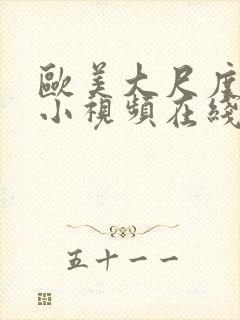 欧美大尺度福利小视频在线观看