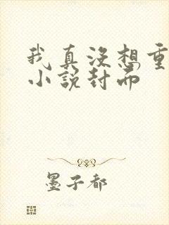 我真没想重生啊小说封面