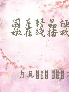 国产精品极品白嫩在线播放