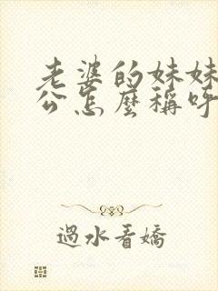 老婆的妹妹的老公怎么称呼