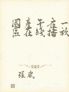 国产午夜一区二区在线播放