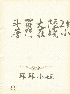 斗罗大陆2绝世唐门在线小说