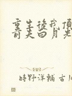 重生后我顶替了前夫白月光五