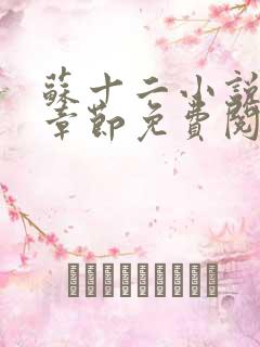 苏十二小说最新章节免费阅读全文