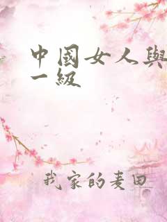 中国女人与黑人一级